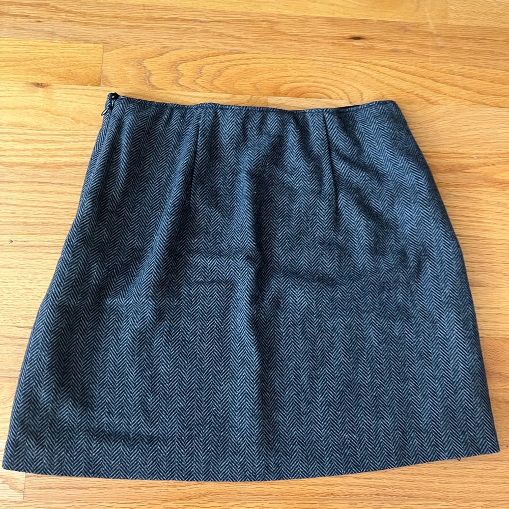Abercrombie A-Line Mini Skirt in Grey